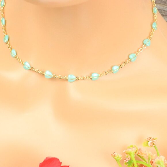 "Minimalist Necklace – Timeless, Elegant Jewelry for Her, MAR091192 - Picture 9 of 10